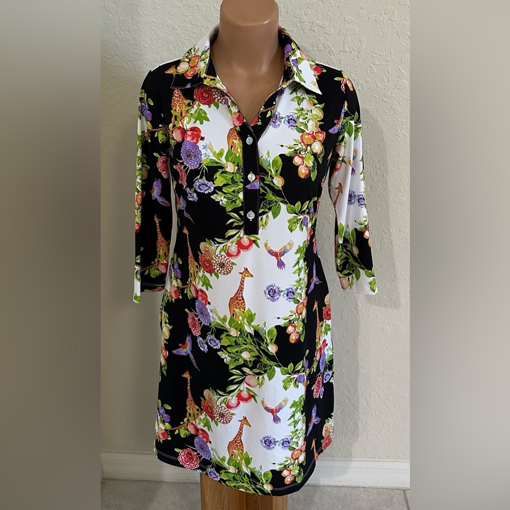 Kenny Dana 3/4 Sleeve Polo Dress